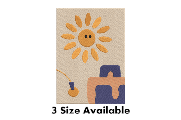 Abstract Sun Embroidery Design Review