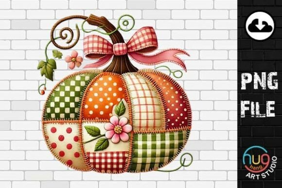 Faux Embroidery Fall Pumpkin PNG Review for Boutique Sweatshirts