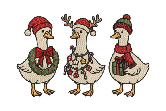 Funny Christmas Goose Embroidery Review