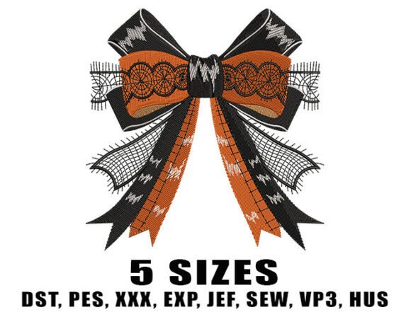 Halloween Black Orange Embroidery Design Review
