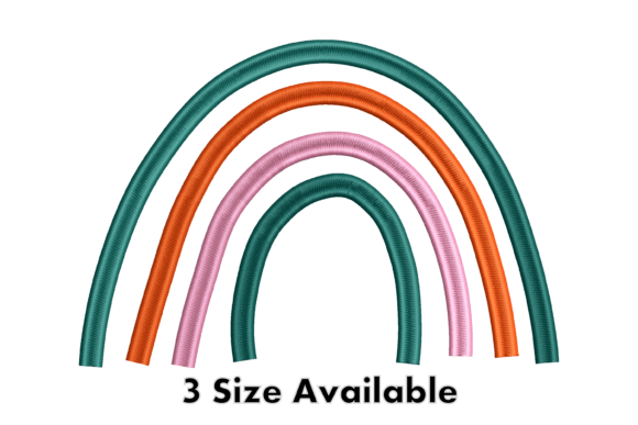 Modern Rainbow Embroidery Design Review