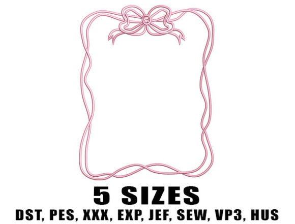 Pink Bow Gift Embroidery Design Review