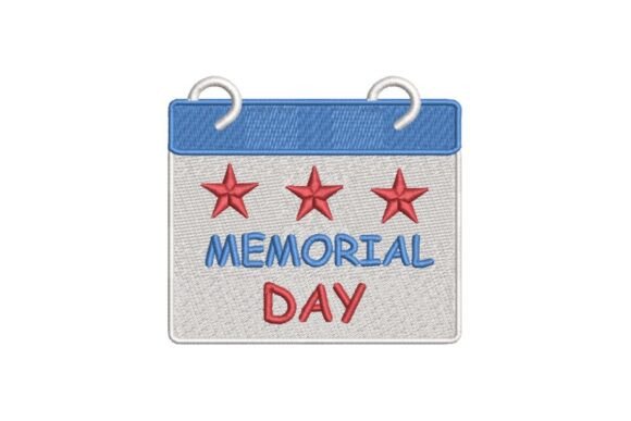 Review: Memorial Day Calendar Embroidery Design