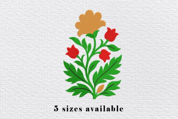 Review: Multicolor Floral Embroidery Design for Boutiques