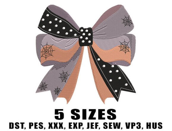 Review: October Spooky Bow Embroidery Design