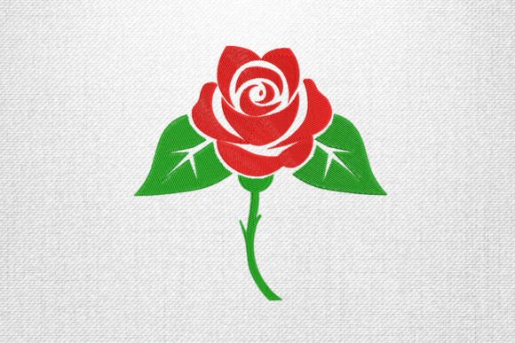 Review: Simple Red Rose Embroidery Design for Gifts