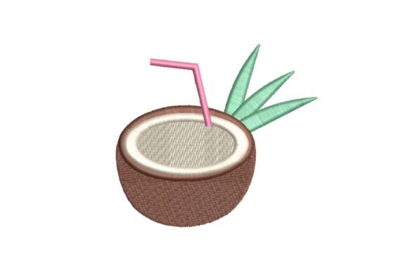 Tropical Coconut Drink Embroidery Design Review