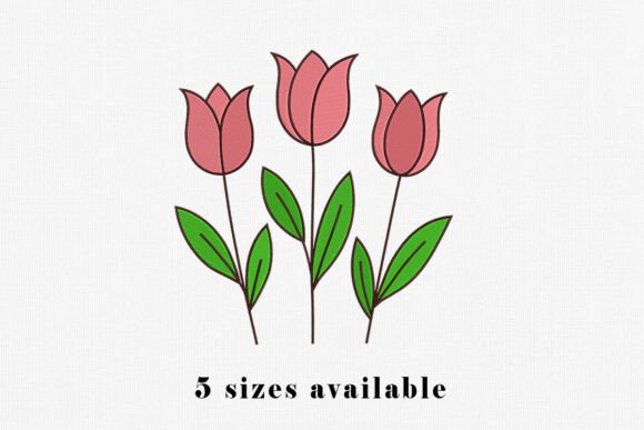 Tulip Flower Embroidery Design Review for Holiday Crafts